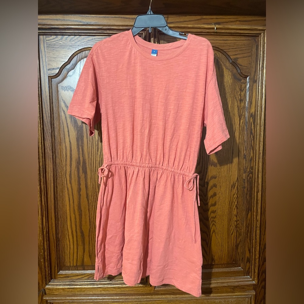 Old Navy Coral Dress Ties Tshirt Size Medium